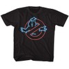 The Real Ghostbusters Animated Series Neon Ghost Black Toddler T-Shirt