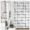 BERYART Waterproof Fabric Shower Curtain Liner - Soft Hotel Quality