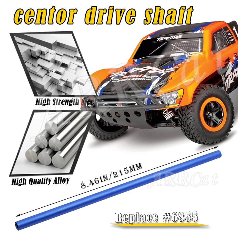 Center Driveshaft 6855 & Complete Slipper Clutch 6878 Metal Differential