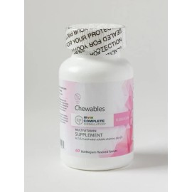 MVW NUTRITIONAL MULTIVITAMIN BUBBLE GUM CHEWABLE TAB 60CT