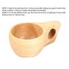 Kitchnexus Nordic Style Handmade Kuksa Wooden Cup for Camping and