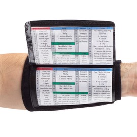 WristCoaches Football Play Wristbands - Youth Quarterback Gear - Wristband Playbook - Softball Wristbands for Signs