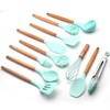 12 Pieces Of Silicone Cooking Kitchen Utensils Set, With Stand,