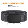ETHEL men's stretch nylon belt, tactical belt with magnetic aluminum
