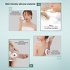 Electric Bath Brush Rechargeable Waterproof Detachable Cordless Body Scrubber Back