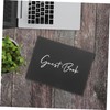 DOITOOL 1 Set Elegant Wedding Guest Book Signature Book for