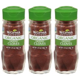 McCormick Gourmet Organic Ground Cloves, 1.75 oz (Pack of 3)