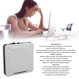 Schumann Resonant Device, Ultra Low Frequency Pulse Generator, 7.83Hz, Improves Sleep Quality, Schumann Wave Generator for Office, Bedroom, DC 5V