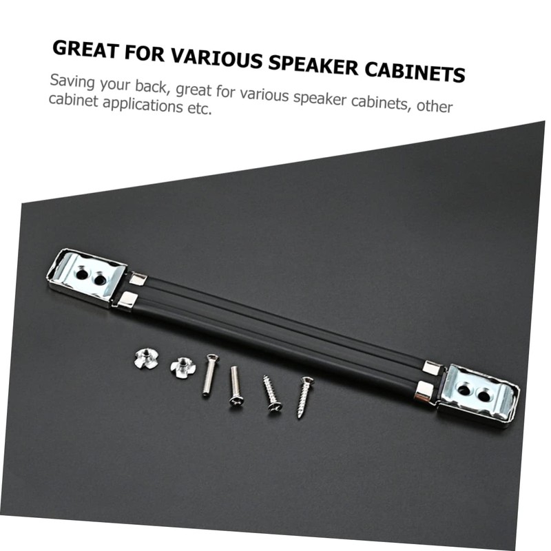 jojofuny 2sets Amplifier Handle End Caps Speaker Strap for Easy
