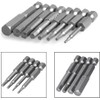 Bestgle 8 Pcs Magnetic Screwdriver Drill Bit Set H1.5-H8 Inner