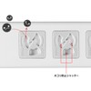 Sanwa Supply TAP-F37SH-2KS Anti-Shutter Tap (3P, 7 Socks, 6.6 ft