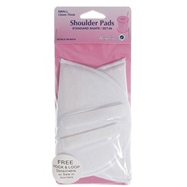 Shoulder Pads Set-In Small White