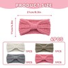 WJWINER Women's Headband, 4 Piece Headband, Women's Winter Headband, Girls'