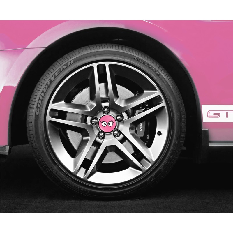Biomar Labs 4 x Center Hubcaps, Compatible with Ford Centre