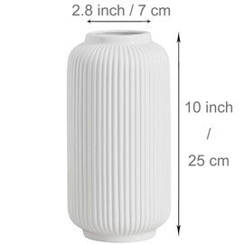 Ceramic Vase Minimalist Modern Home Decor Decorative Vase for Wedding Dinner Table Office Bedroom