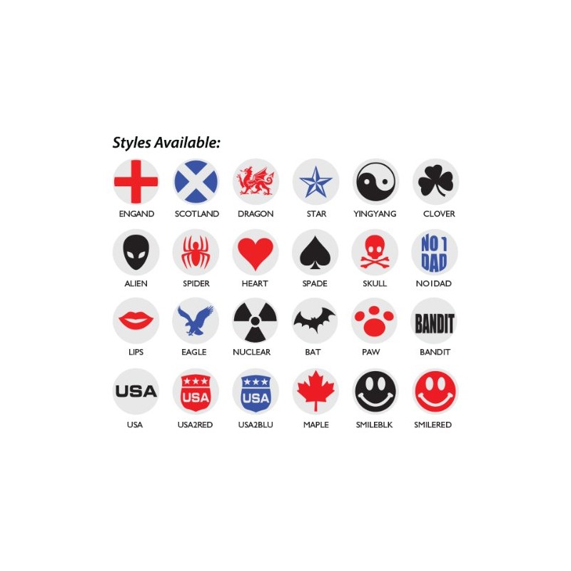 ASBRI GOLF BALL STAMPER. SKULL AND CROSSBONES