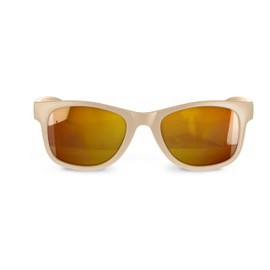 Suavinex, Polarised Sunglasses for Children from 2 to 3 Years with UV400 Filter, 100% UVA and UVB Protection, with Protective Case and Strap, Very Flexible and Lightweight, beige