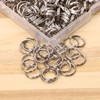 Stainless Steel Double Loop Split Rings Small Key Ring Chain