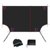Magnetic Car Sun Shade Cover with Flap and Safety Strap