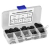 Akozon Nylon Nut 140 Pieces M2/M2.5/M3/M4/M5/M6/M8/M10 Thread Nylon Plastic Hex