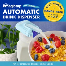 The Magic Tap Automatic Drink Dispenser: Hands-Free Milk, Beverage Dispenser, Drink Dispenser for Fridge Juice, Gifts for Women & Men: 1 Pack Teal