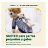 SUETER para perros pequeños y gatos, ropa cálida ideal para