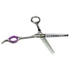 HTS 185T2 Double-Side Polished Chrome Stainless Steel Barber Thinning Shears