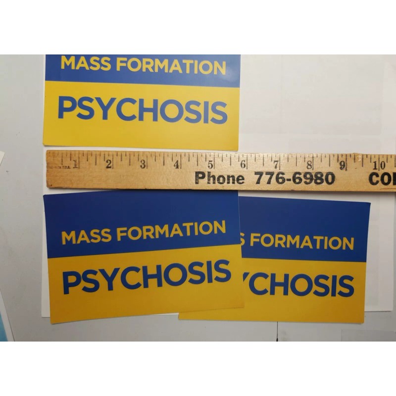 UKRAINE FLAG STICKERS - HEAVY DUTY VINYL