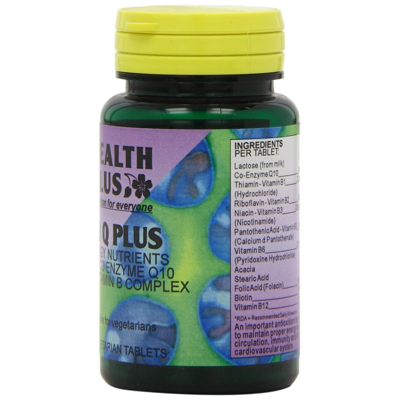 Health Plus Co Q Plus Energy and Antioxidant Supplement With