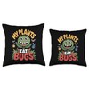 My Plants Eat Bugs Carnivorous Venus Flytrap Design Throw Pillow