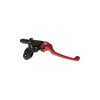 Set Brake and Clutch Fitting with Folding Lever Racing Red