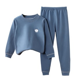 Liry Showfoevng Top and Bottom Set, Kids Clothes, Top, Long Pants, 2-Piece Set, Boys, Girls, Leggings, Room Wear, Pajamas, Soft, Comfortable, Warm, For 1-10 Years, For Spring, Autumn, Winter, 80, 90,