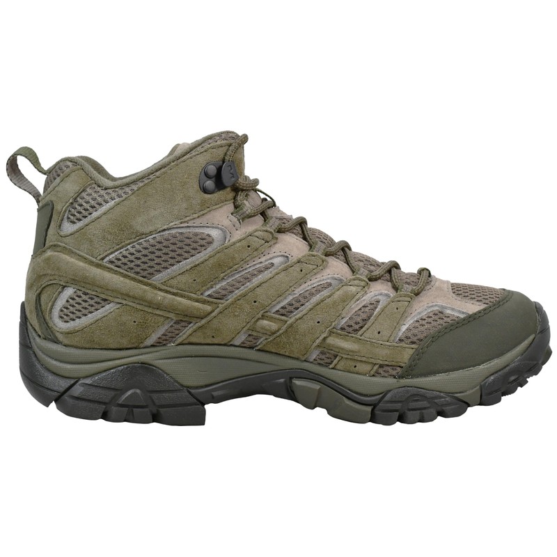 Merrell Men's Moab 2 Mid Waterproof Hiking Boot, Beluga, 10.5