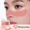 Judydoll 2 in 1 Blush Highlight Palette, Powder& Cream, Sweet,