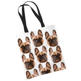 French Bulldog Tote Bag Gifts for Dog Lovers Print Bags with Dogs on
