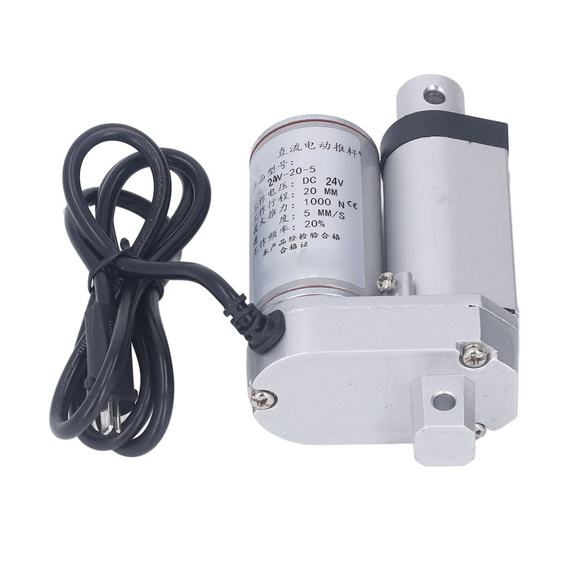 24V DC Electric Linear Actuator 20mm Stroke Length Telescopic Push