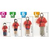 Artec Color Non-woven Fabric Happy Coat (with Belt) Orange J
