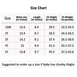 MooMoo Baby Cotton Training Pants 4 Pack Padded Toddler Potty Training Underwear for Boys and Girls-12M-5T Pink