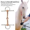 Horse Full Cheek Snaffle Stainless Steel Ring Snaffle Bit for