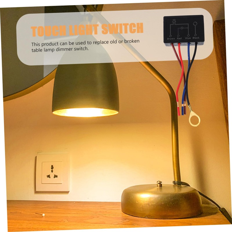 DOITOOL Pack of 2 Table Lamp Touch Switch Light Dimmer