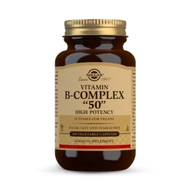 Solgar Vitamin B-Complex "50" High Potency Vegetable 100 Capsules