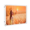 Sezanrpt Acrylic Picture Frame 6x8 Inches, High Transparent Magnetic Photo