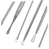 Baluue 1set Portable Blackhead Removal Tool Kit Comedone Extractor for