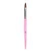 Kolinsky Sable Brush Acrylic Nail Art Builder Brush Crystal Pink