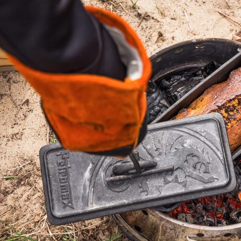 Petromax Universal Steel Lid Lifter for Dutch Ovens, Outdoor Camp