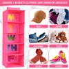 Hahafelt 2 Pcs 5 Shelf Weekly Clothes Organizer for Kids