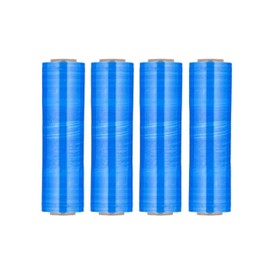 PSBM Blue Machine Stretch Wrap, 2 Pack, 20 Inch x 5000 Feet, 63 Gauge, Plastic Cling Dark Color Stretch Film Rolls for Packaging Packing Pallets