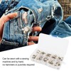 3 Boxes 150pcs Brooch Buttons White Rabbit Head Shape Detachable
