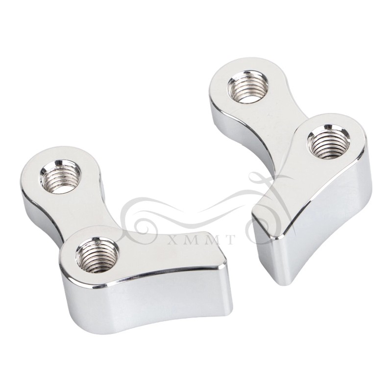 Unbranded Chrome 1" Adjustable Lowering Kit For Harley Dyna Wide