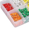 1000Pcs Wire Ferrules Terminals Kit Brass PP Ferrules Crimping Kits